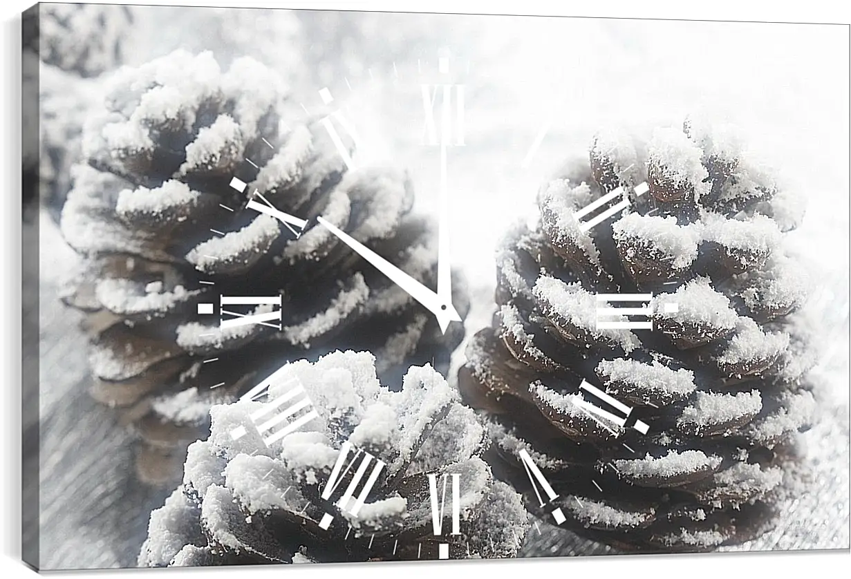 Часы картина - Зима