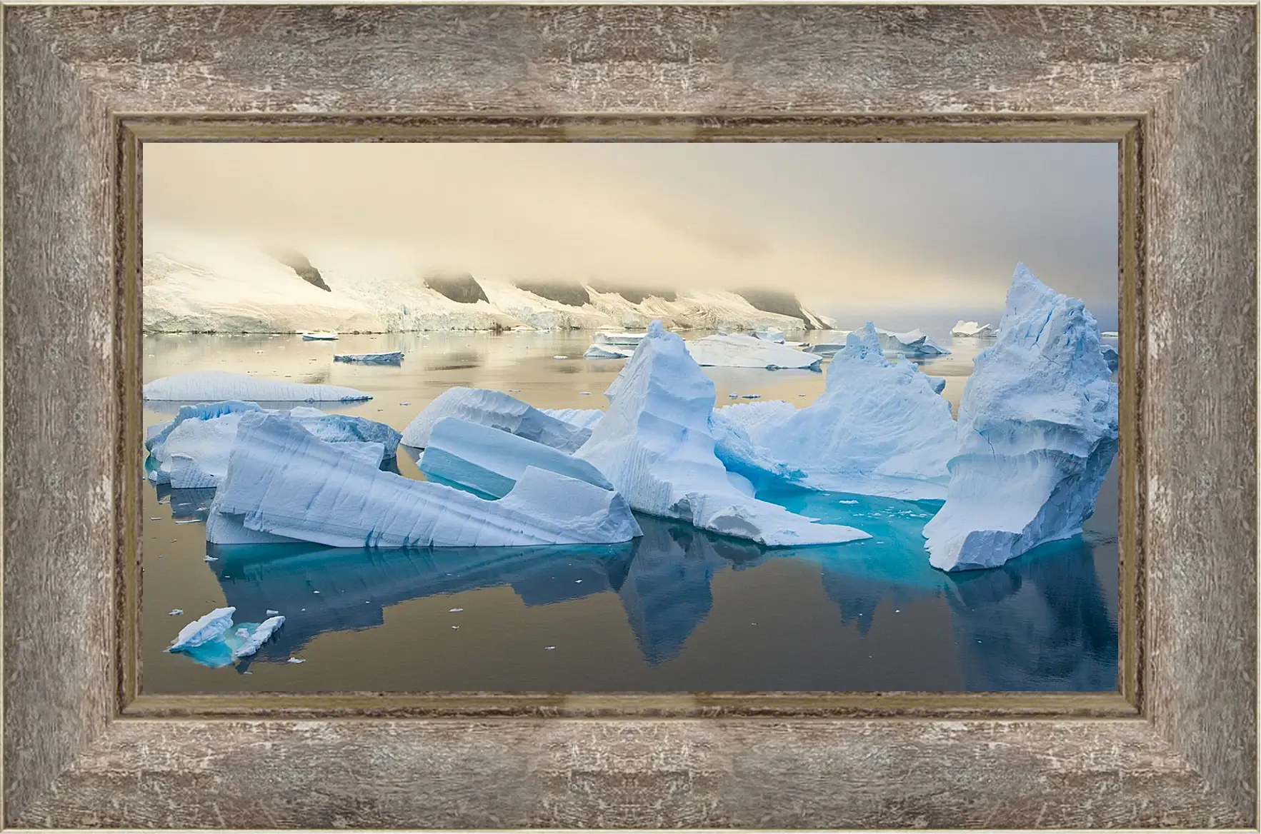 Картина в раме - Зима
