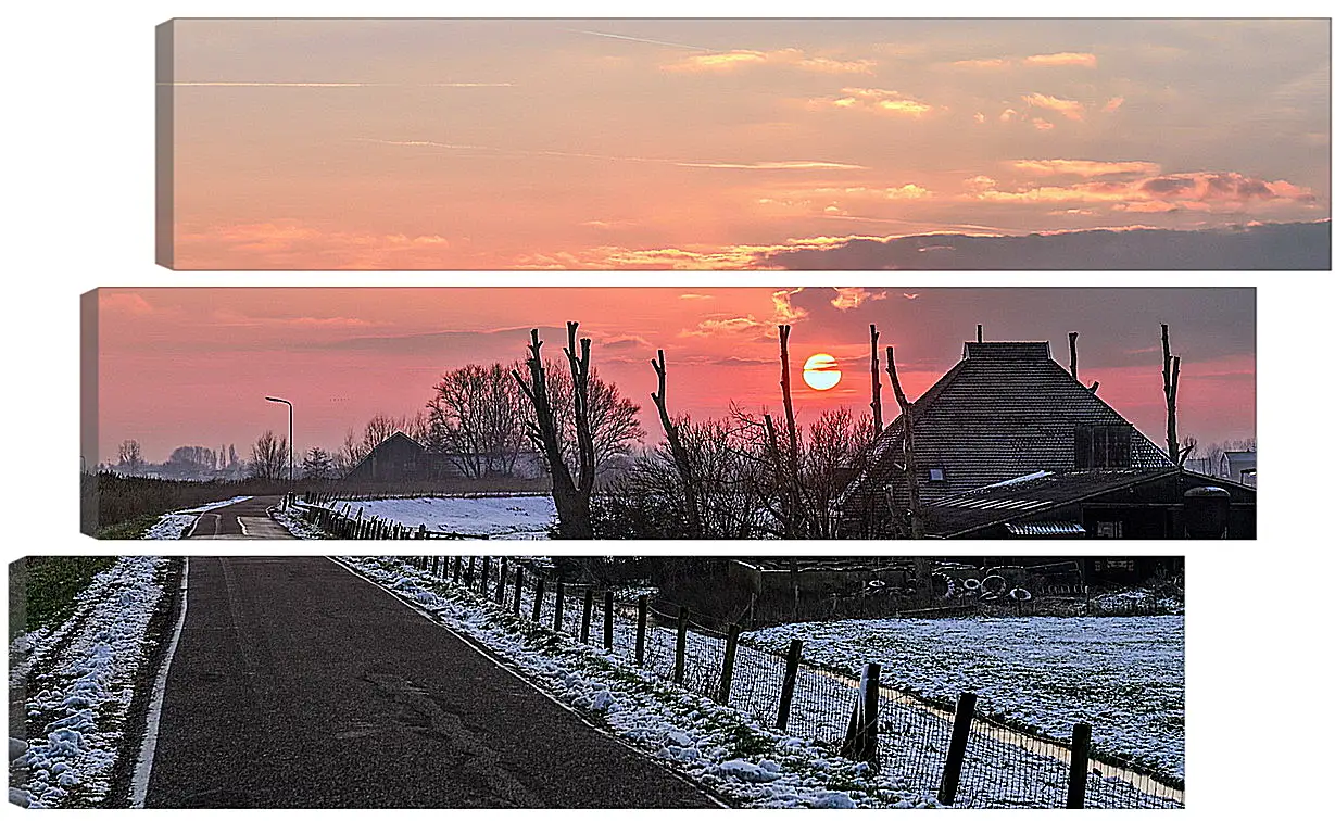 Модульная картина - Зима