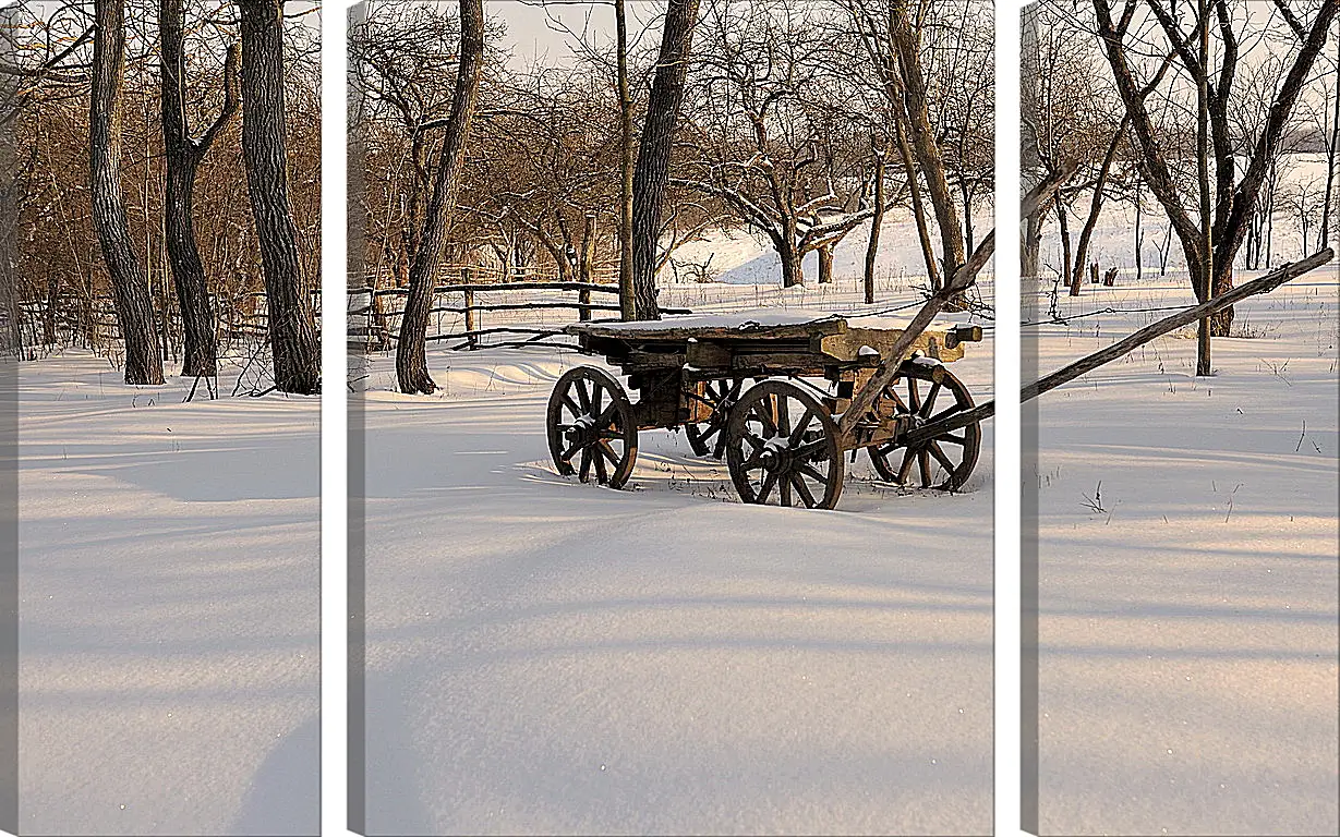 Модульная картина - Зима