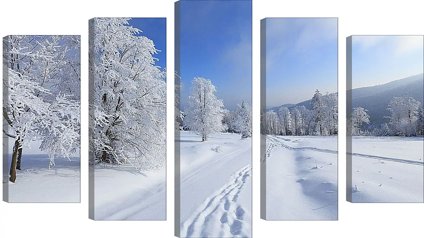 Модульная картина - Зима