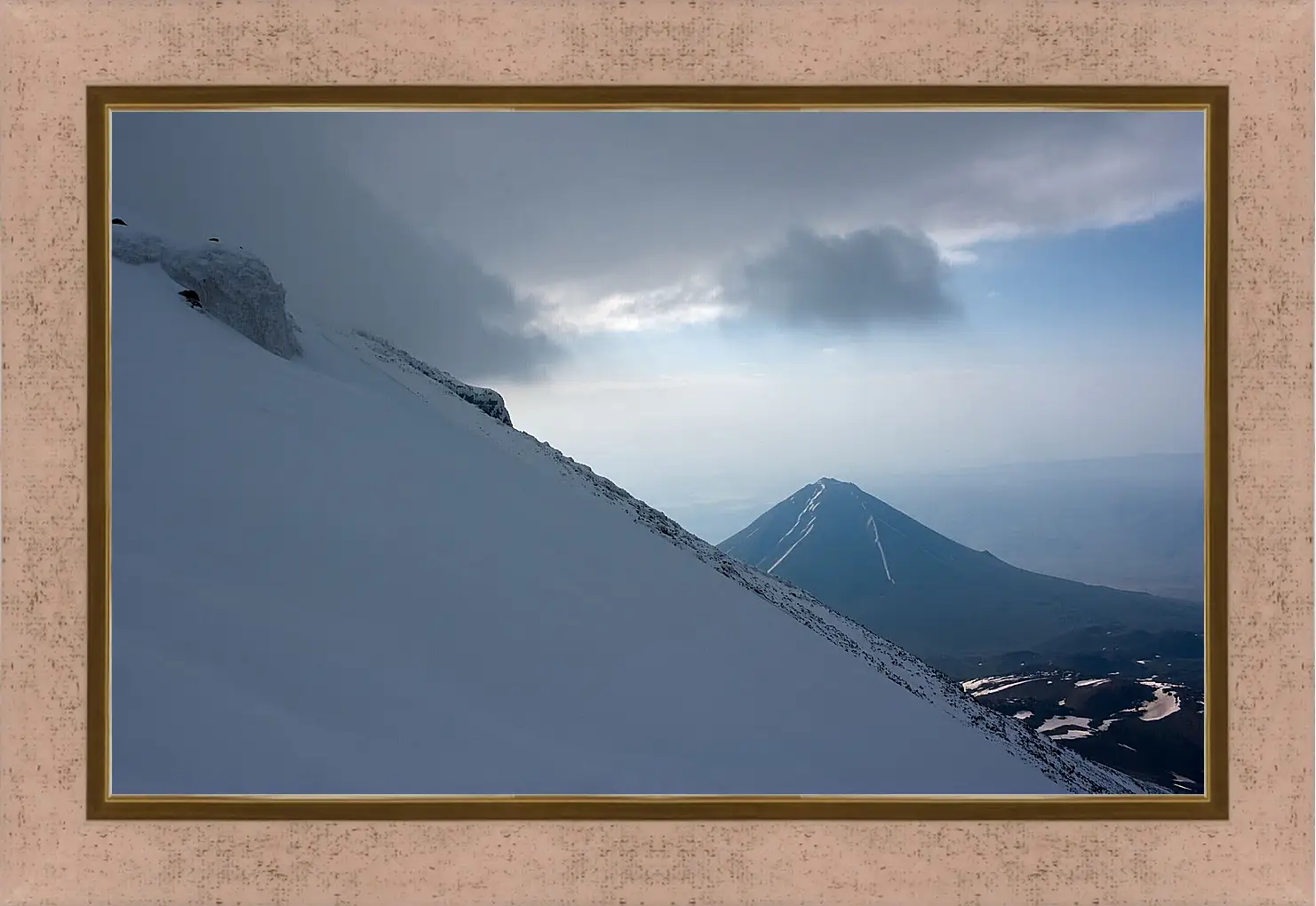 Картина в раме - Зима