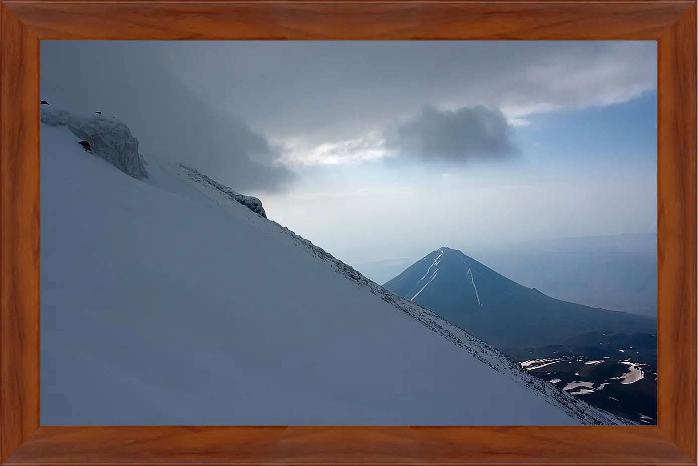 Картина в раме - Зима