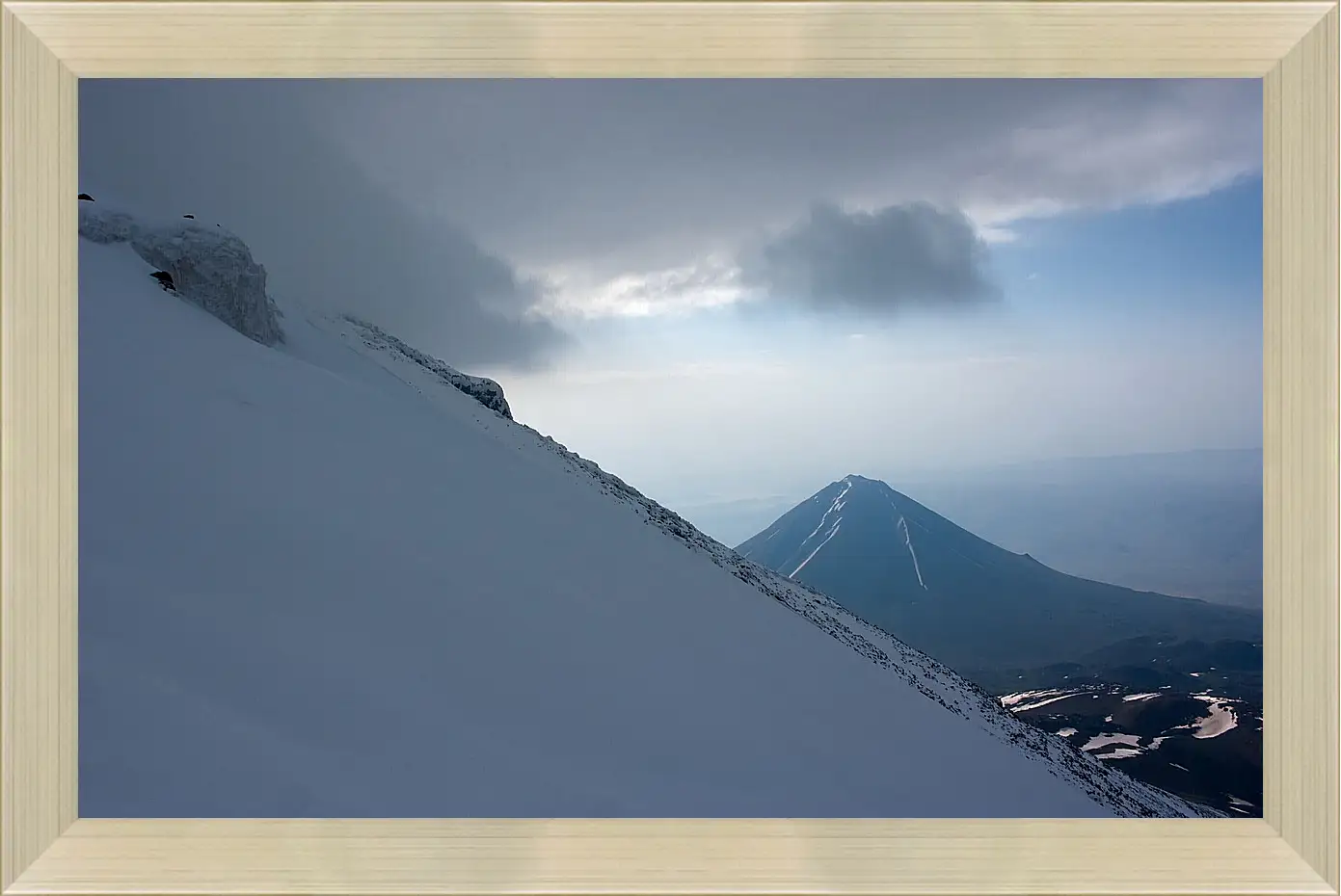 Картина в раме - Зима