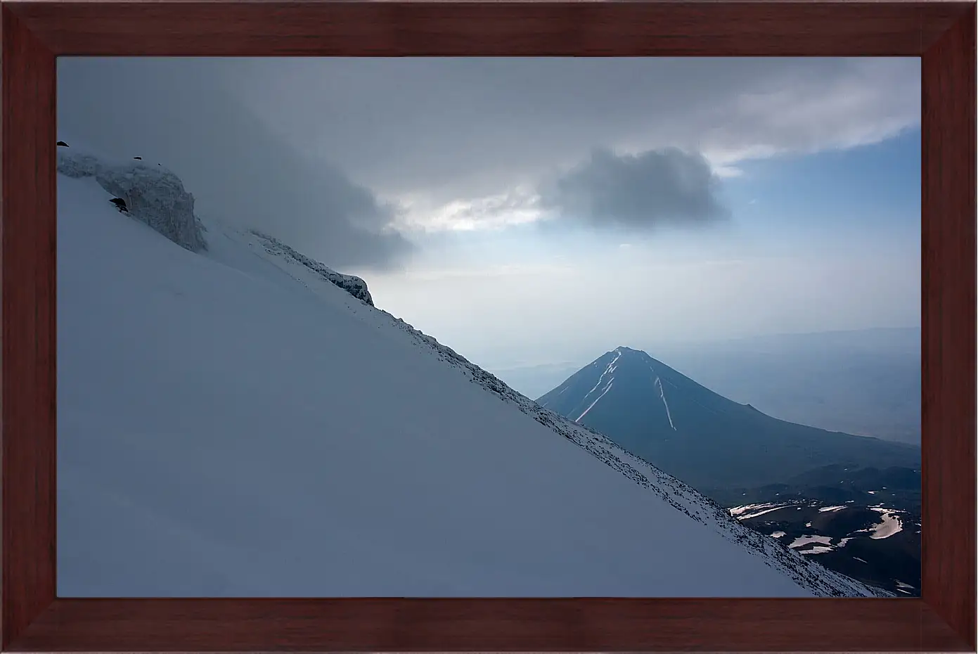 Картина в раме - Зима