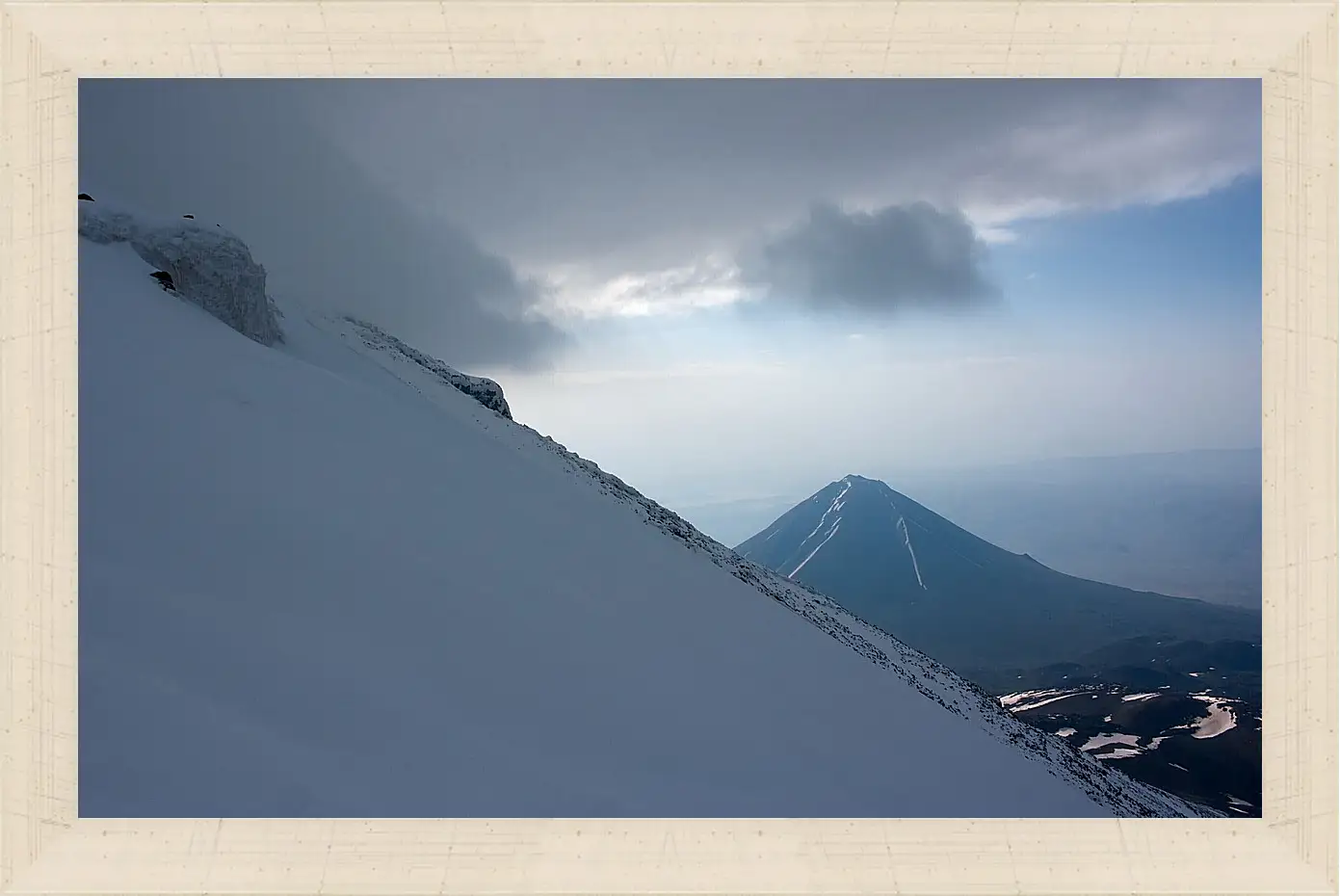 Картина в раме - Зима