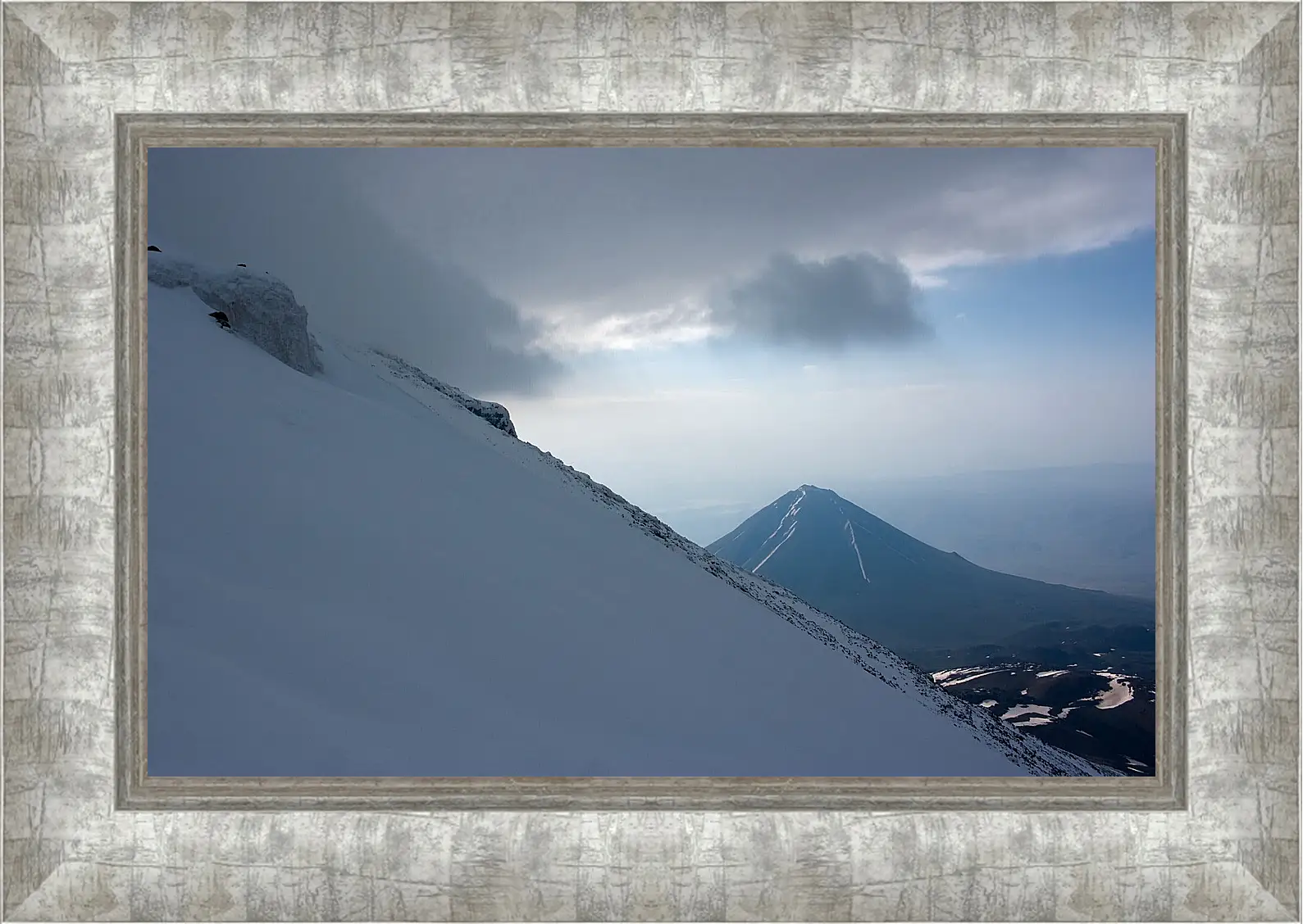 Картина в раме - Зима