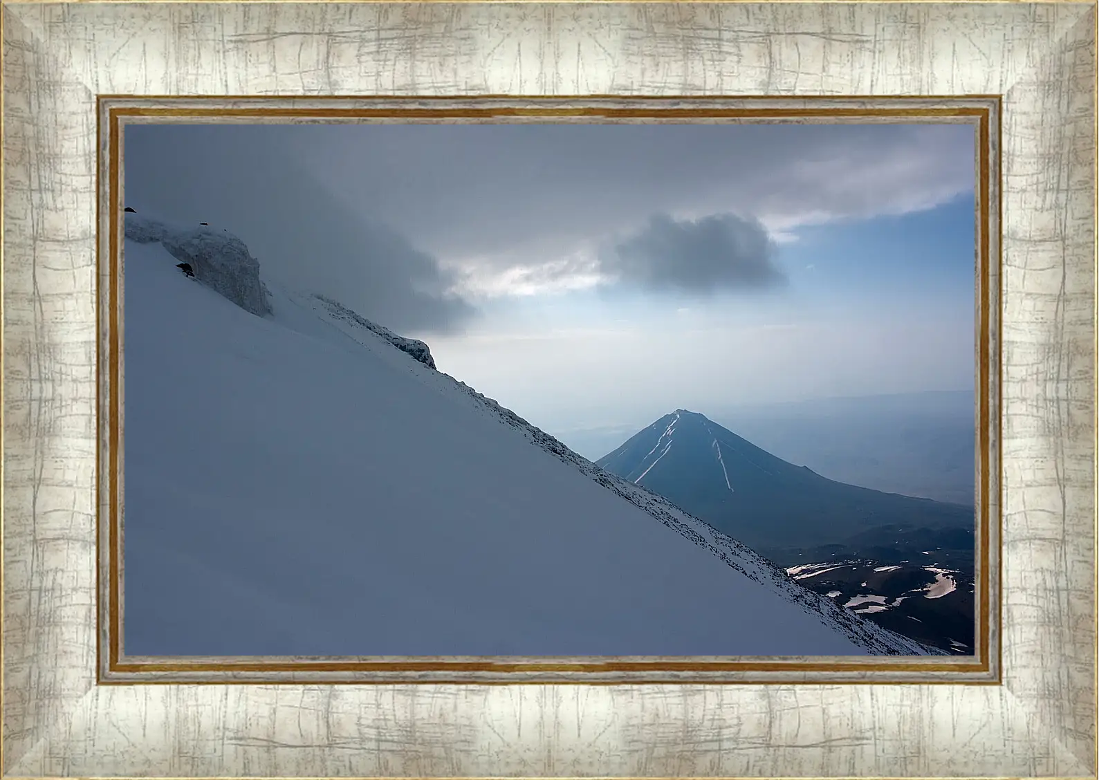 Картина в раме - Зима