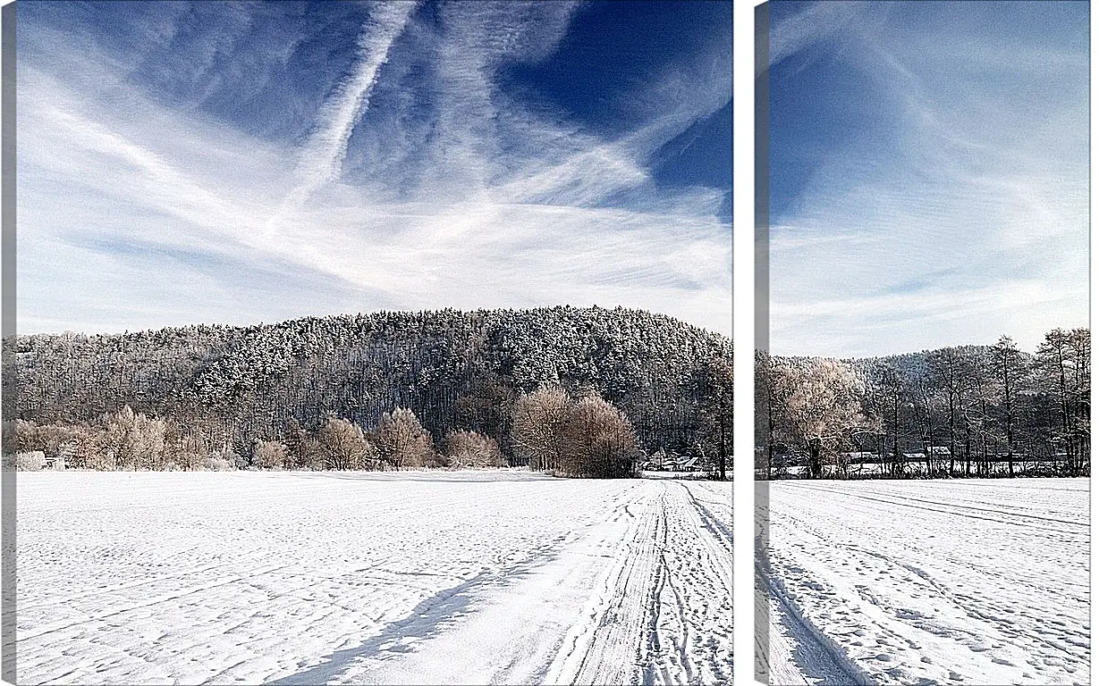 Модульная картина - Зима