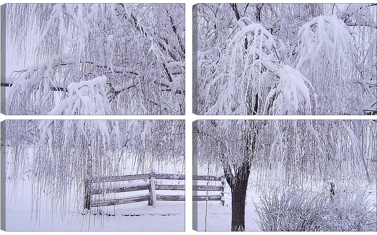 Модульная картина - Зима