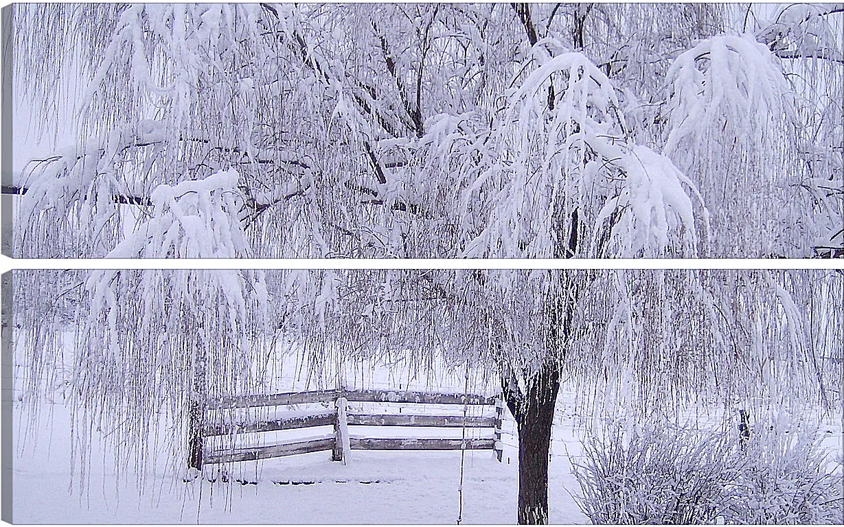 Модульная картина - Зима