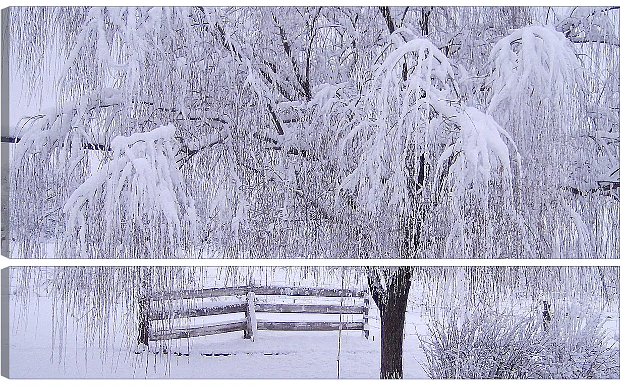 Модульная картина - Зима