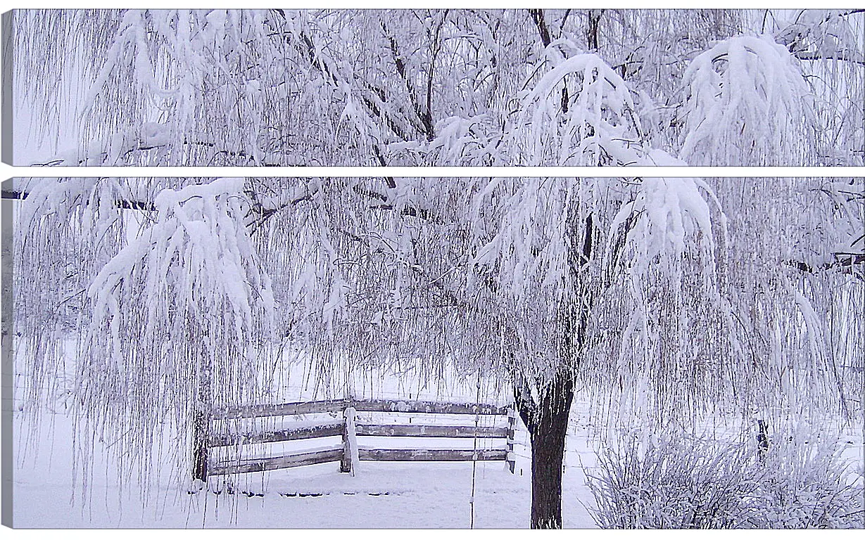 Модульная картина - Зима