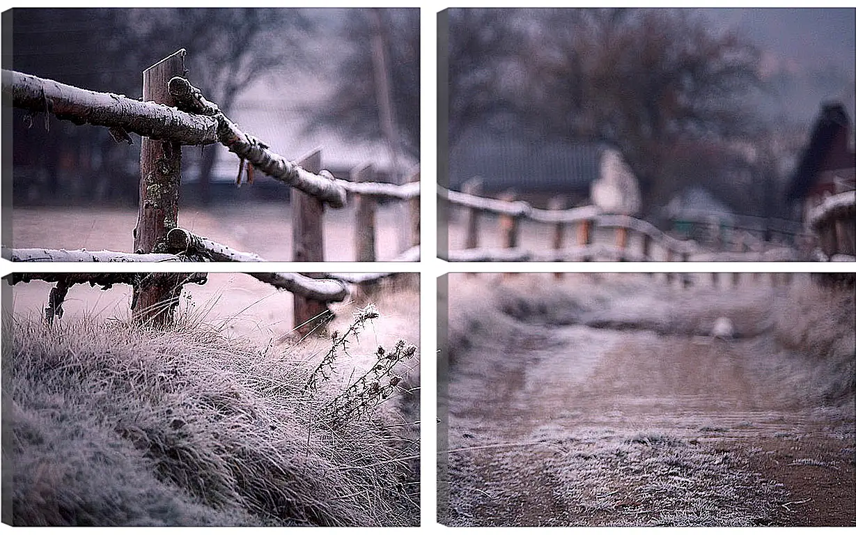 Модульная картина - Зима