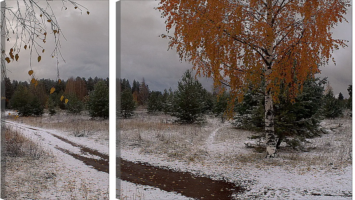 Модульная картина - Зима