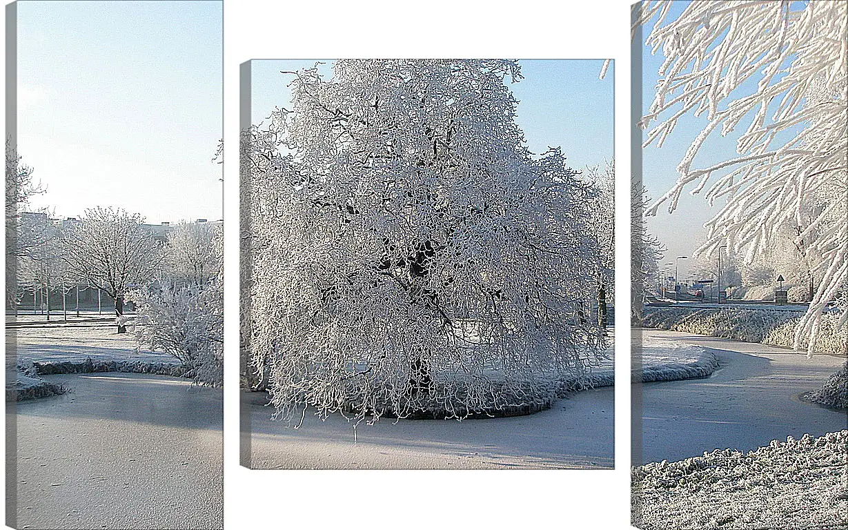 Модульная картина - Зима