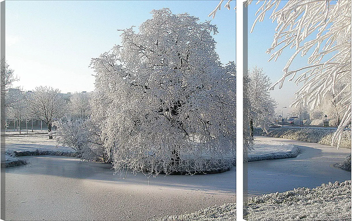 Модульная картина - Зима