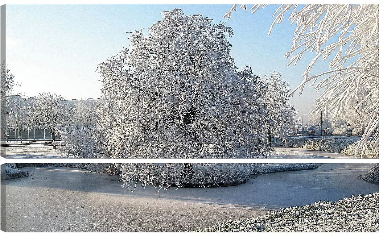 Модульная картина - Зима