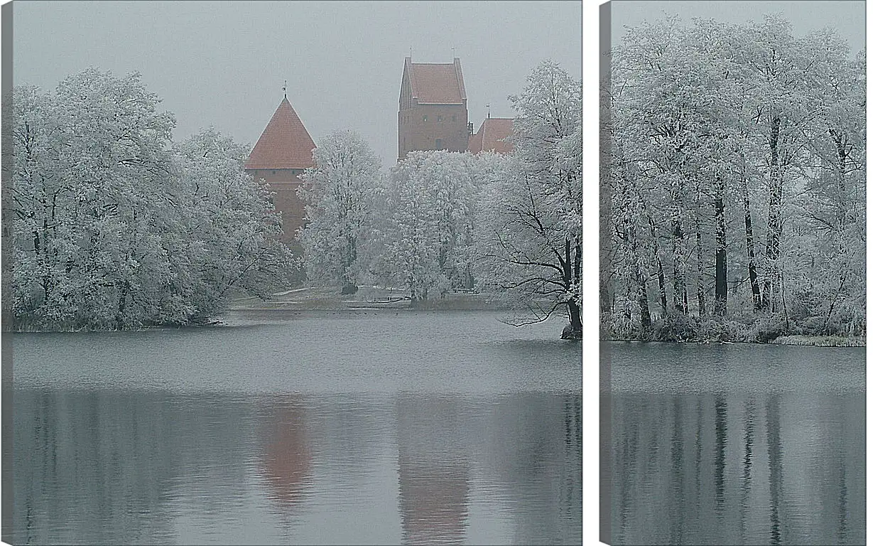 Модульная картина - Зима