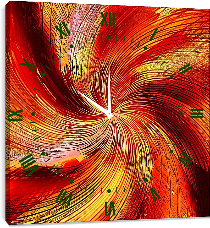Часы картина - Абстракция