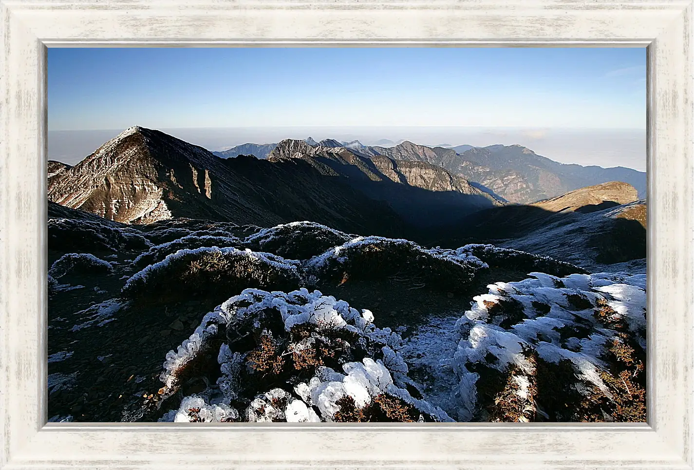 Картина в раме - Зима