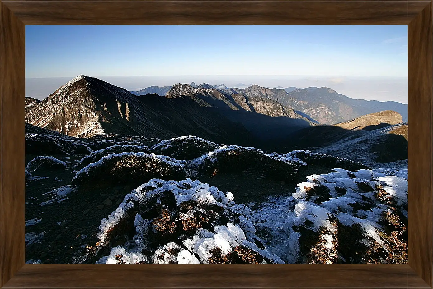 Картина в раме - Зима