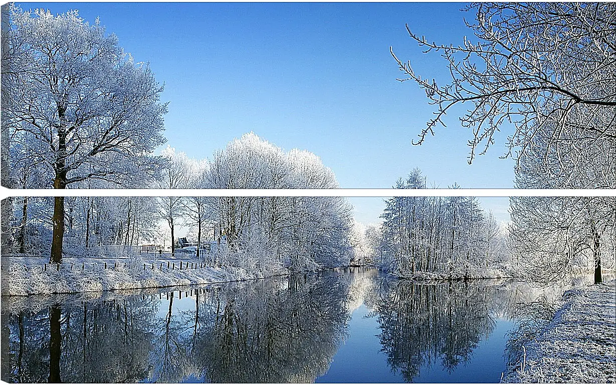 Модульная картина - Зима