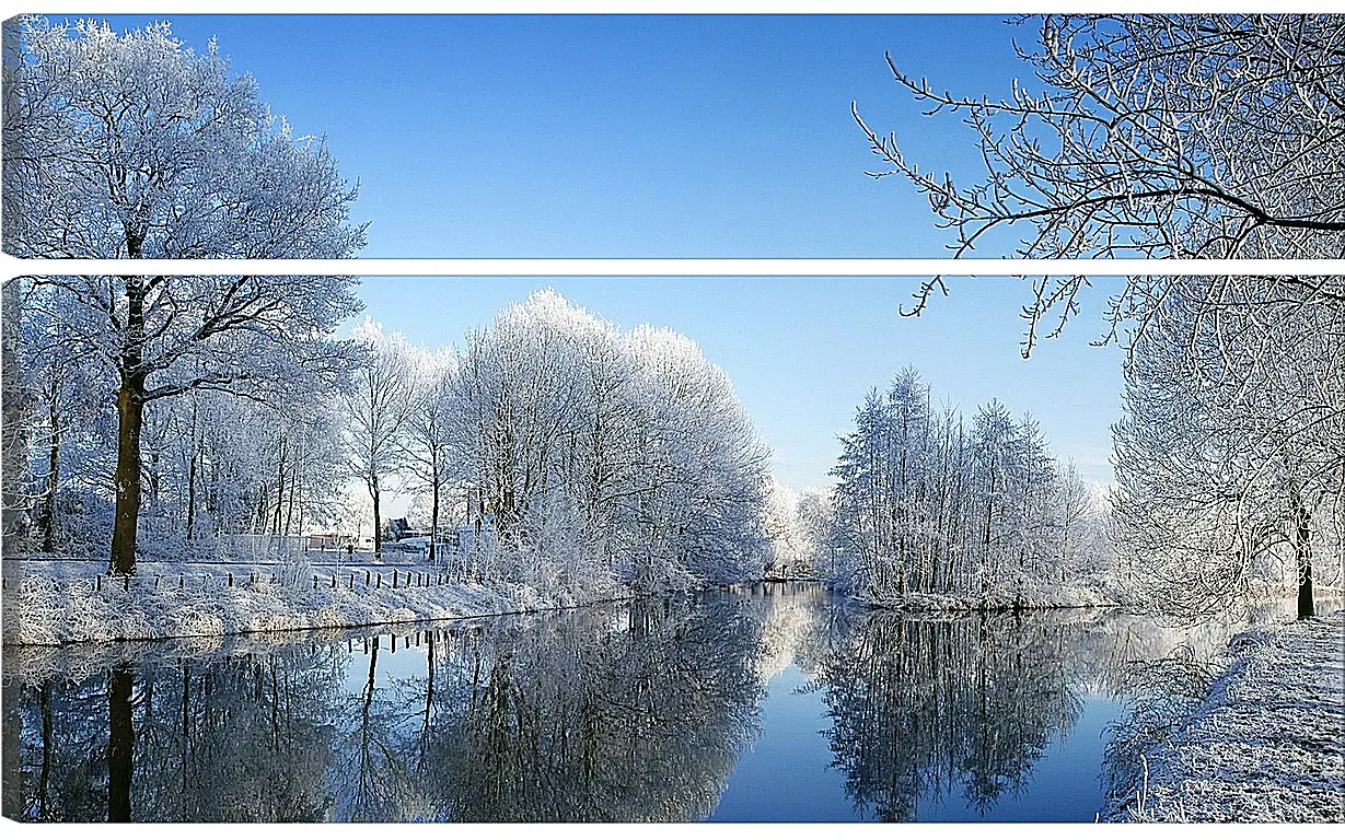 Модульная картина - Зима