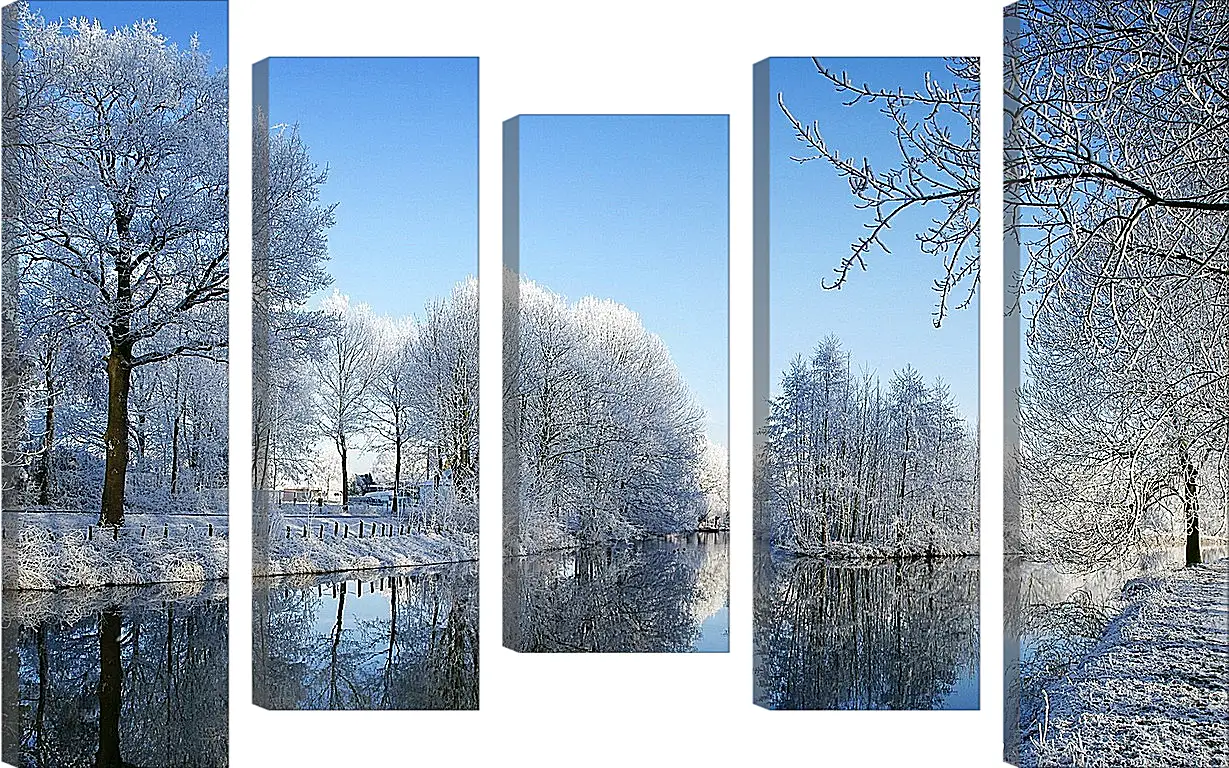 Модульная картина - Зима