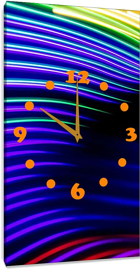 Часы картина - Абстракция