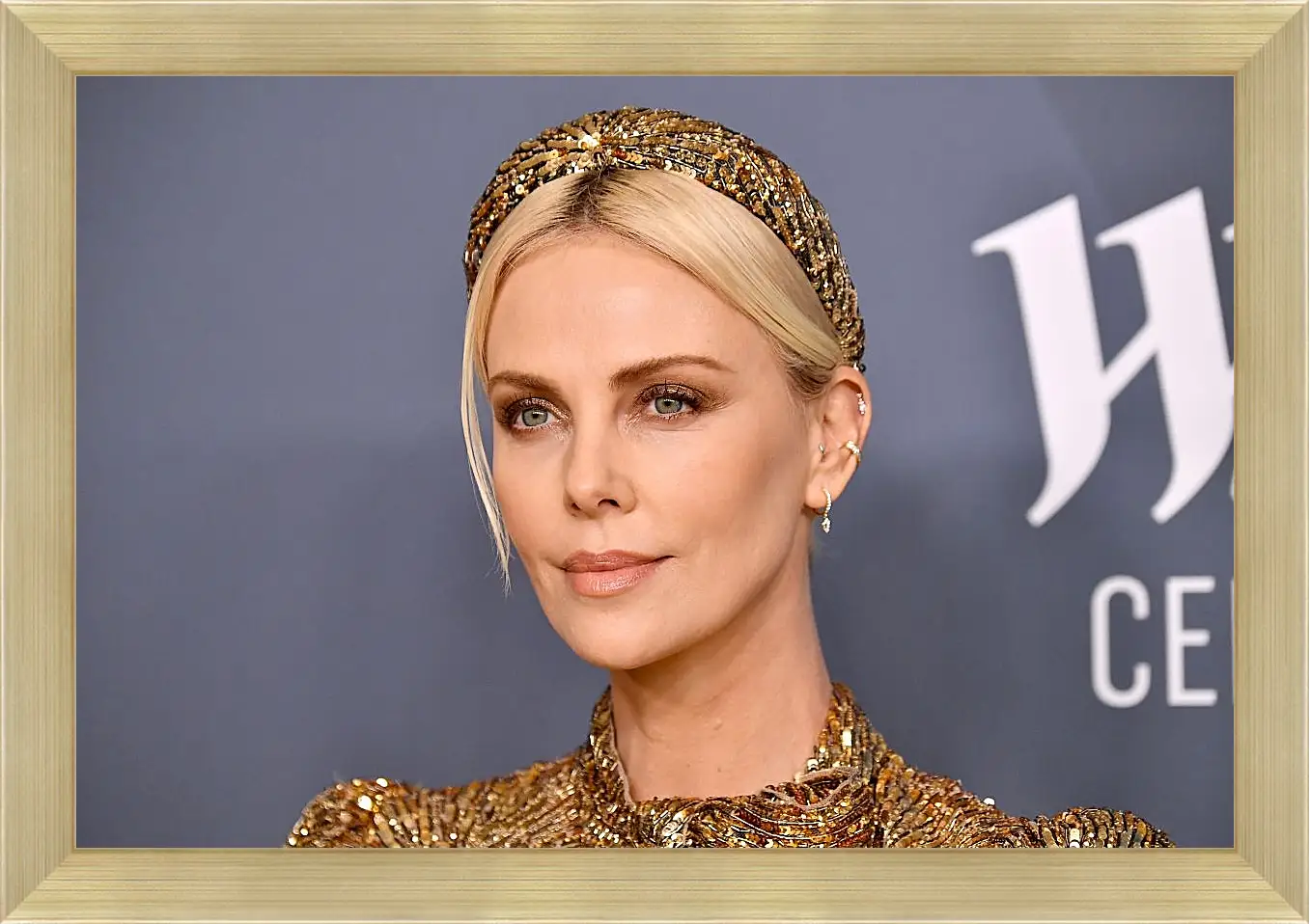 Картина в раме - Шарлиз Терон. Charlize Theron