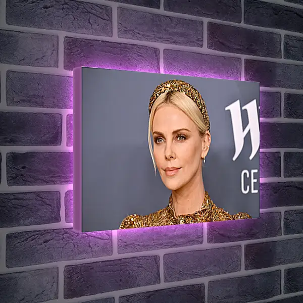 Лайтбокс световая панель - Шарлиз Терон. Charlize Theron