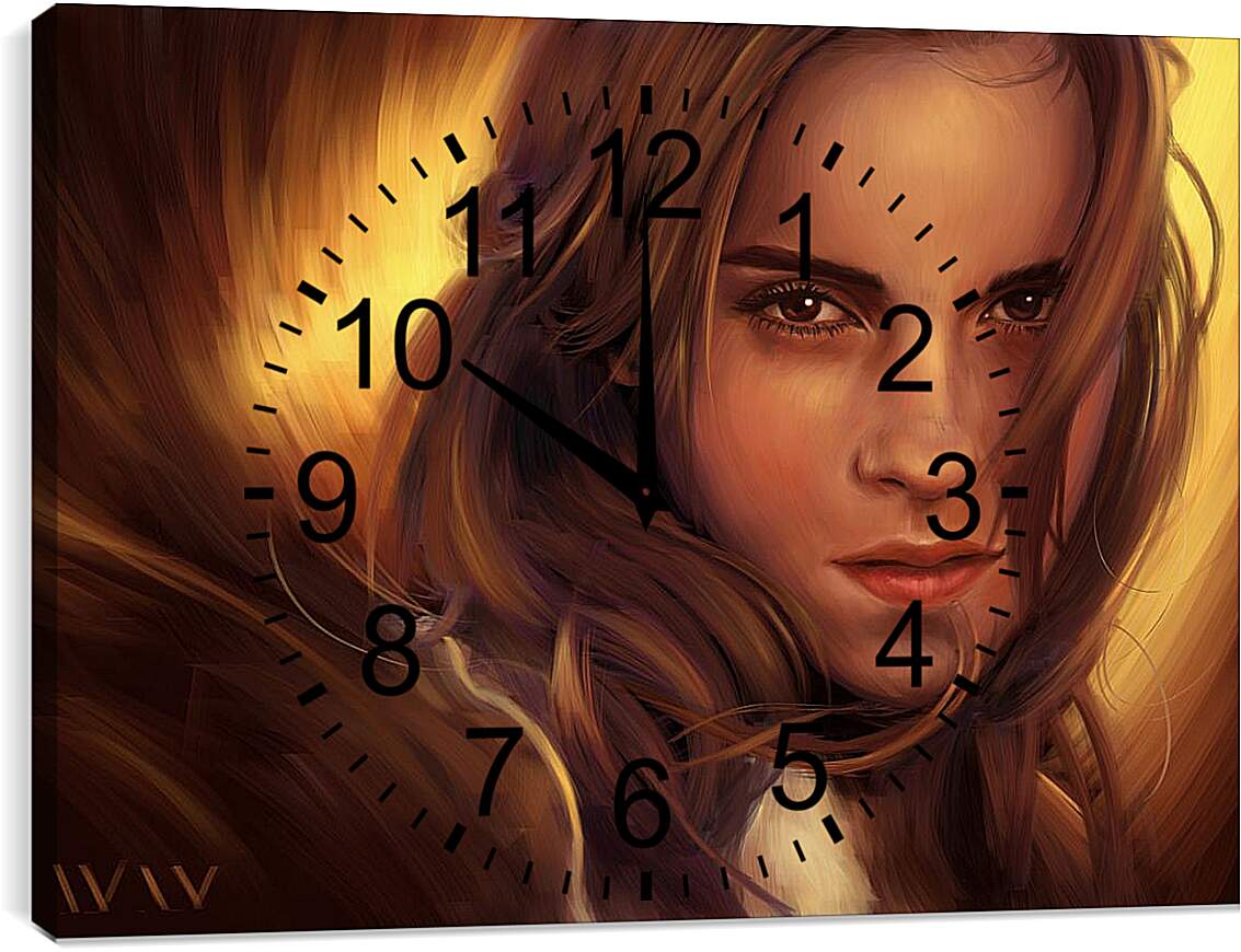 Часы картина - Гермиона из Хогвартс