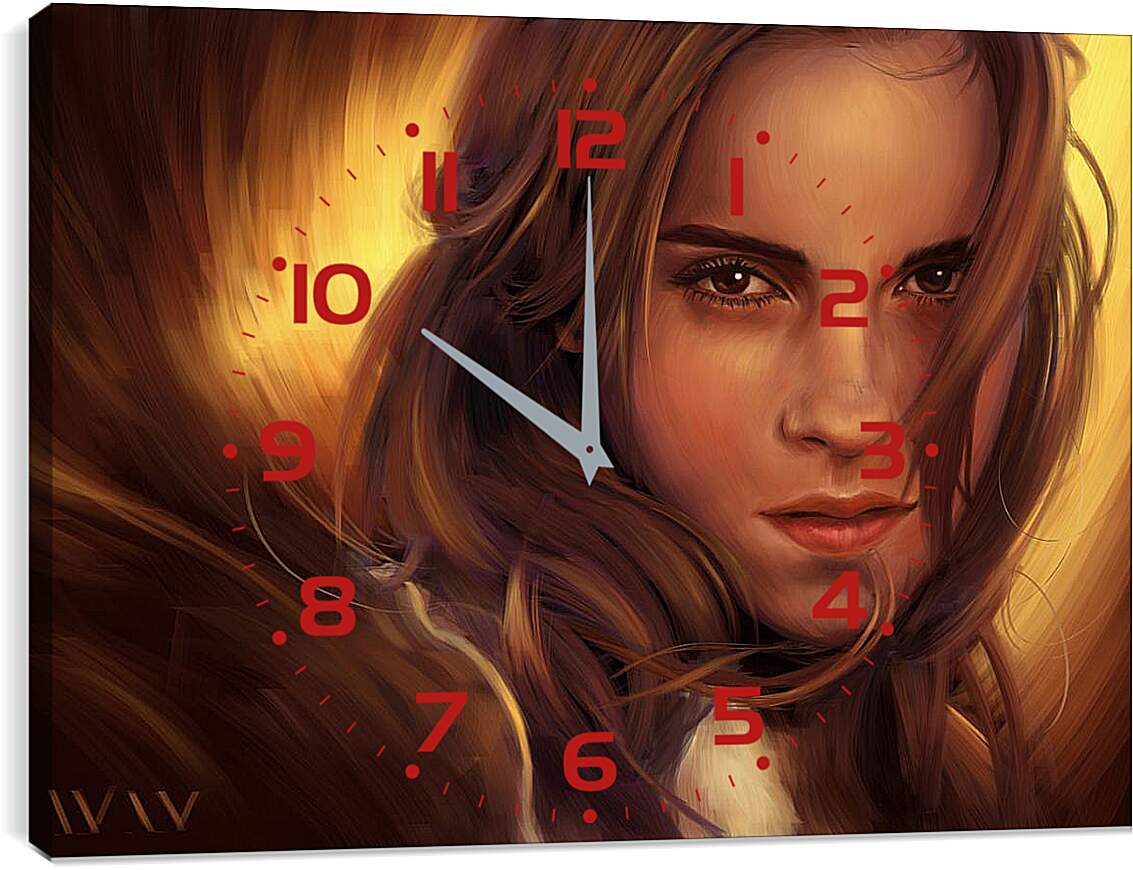 Часы картина - Гермиона из Хогвартс