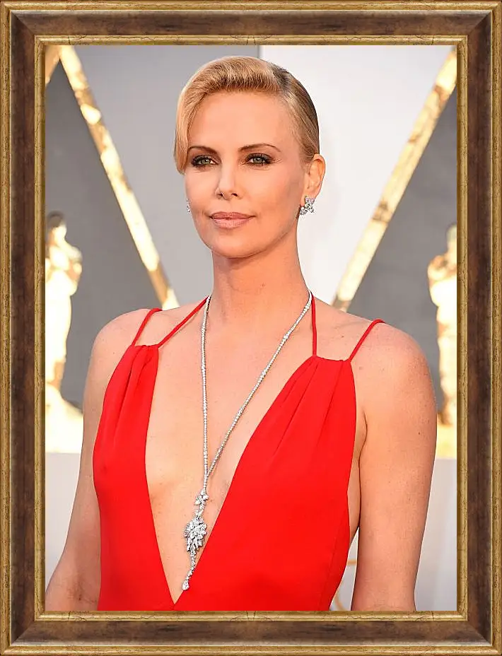 Картина в раме - Шарлиз Терон. Charlize Theron