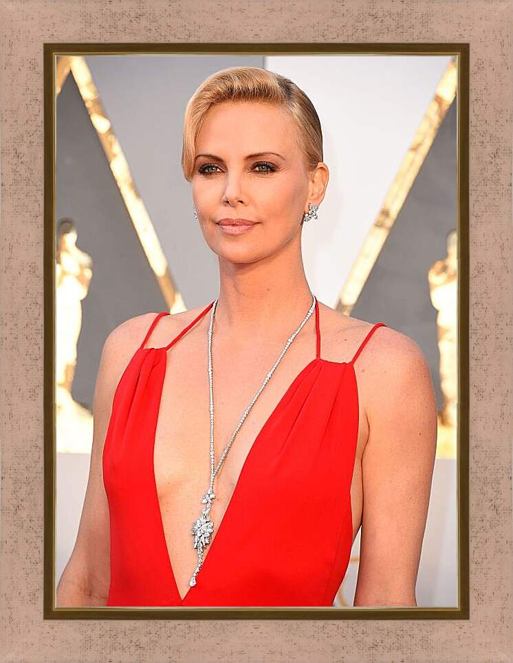 Картина в раме - Шарлиз Терон. Charlize Theron