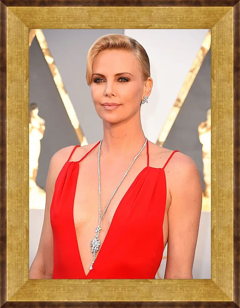 Картина в раме - Шарлиз Терон. Charlize Theron