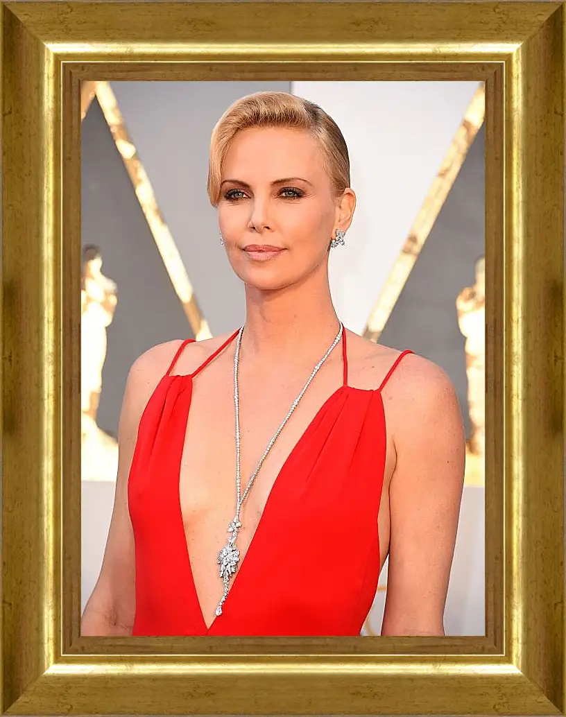 Картина в раме - Шарлиз Терон. Charlize Theron