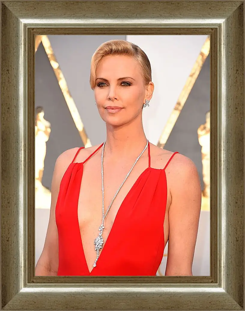 Картина в раме - Шарлиз Терон. Charlize Theron