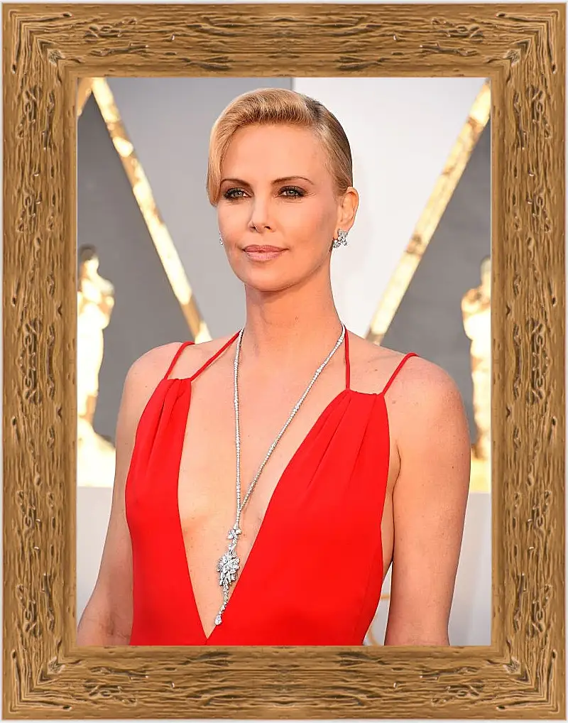 Картина в раме - Шарлиз Терон. Charlize Theron