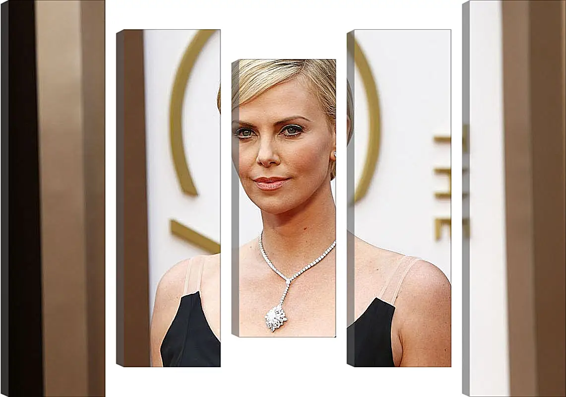 Модульная картина - Шарлиз Терон. Charlize Theron