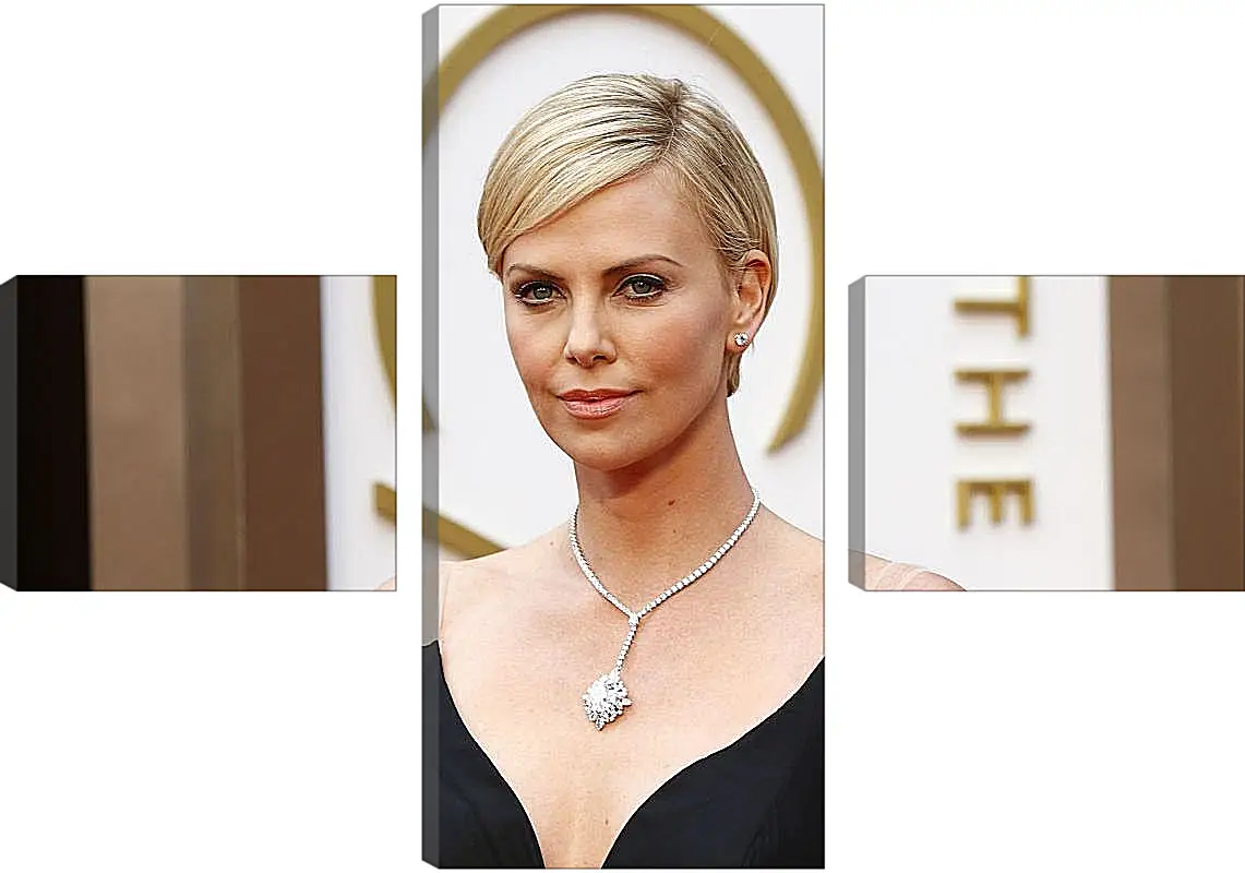 Модульная картина - Шарлиз Терон. Charlize Theron