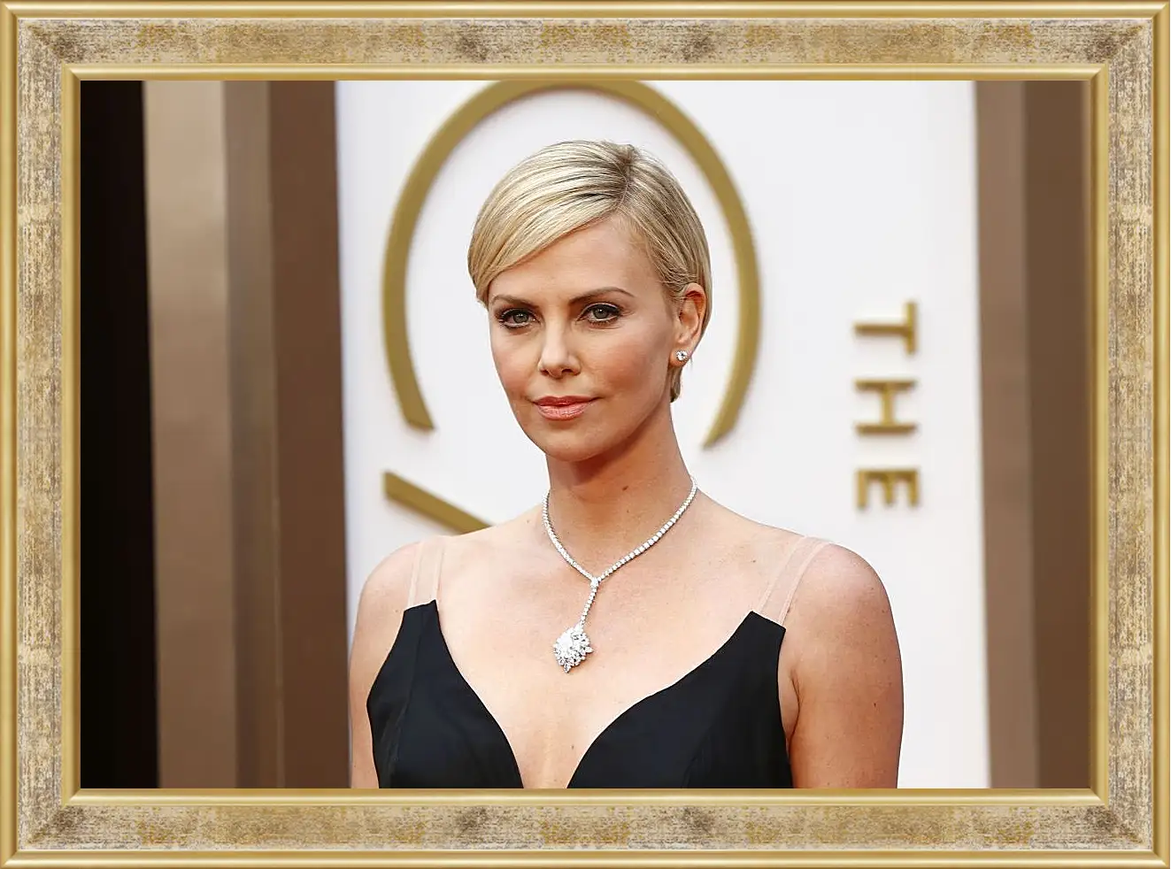 Картина в раме - Шарлиз Терон. Charlize Theron