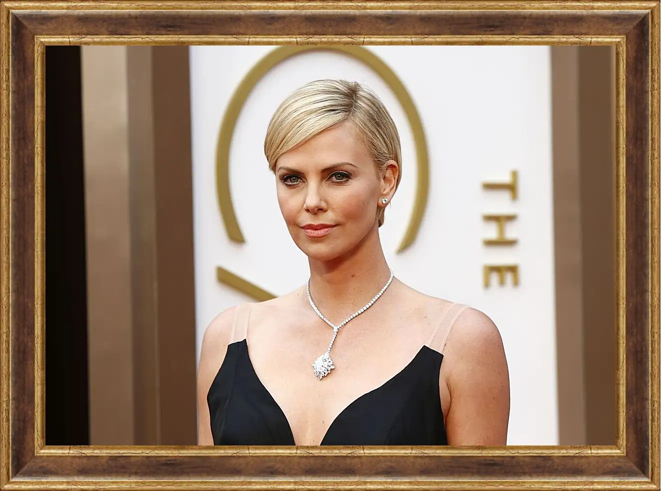 Картина в раме - Шарлиз Терон. Charlize Theron