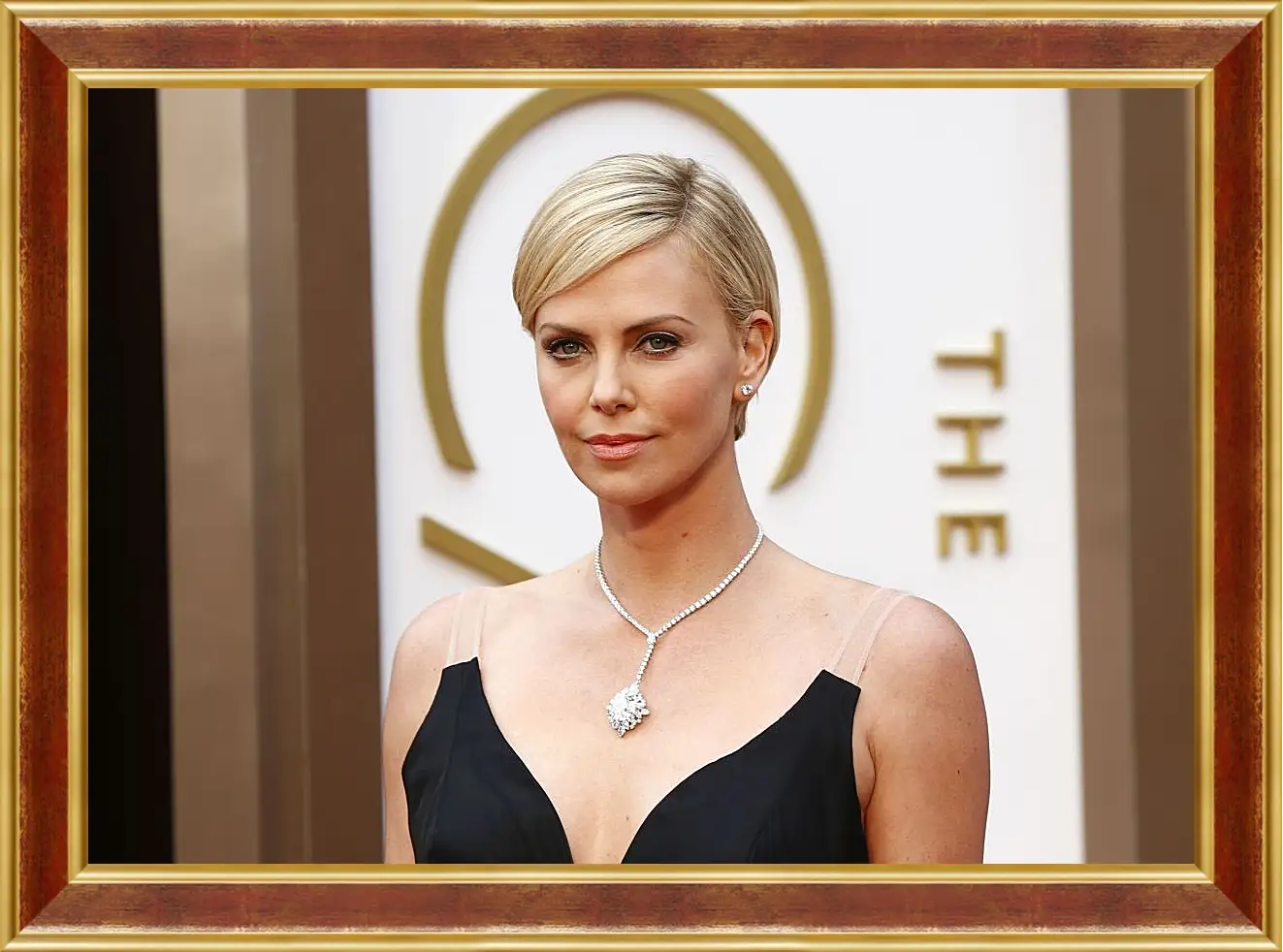 Картина в раме - Шарлиз Терон. Charlize Theron