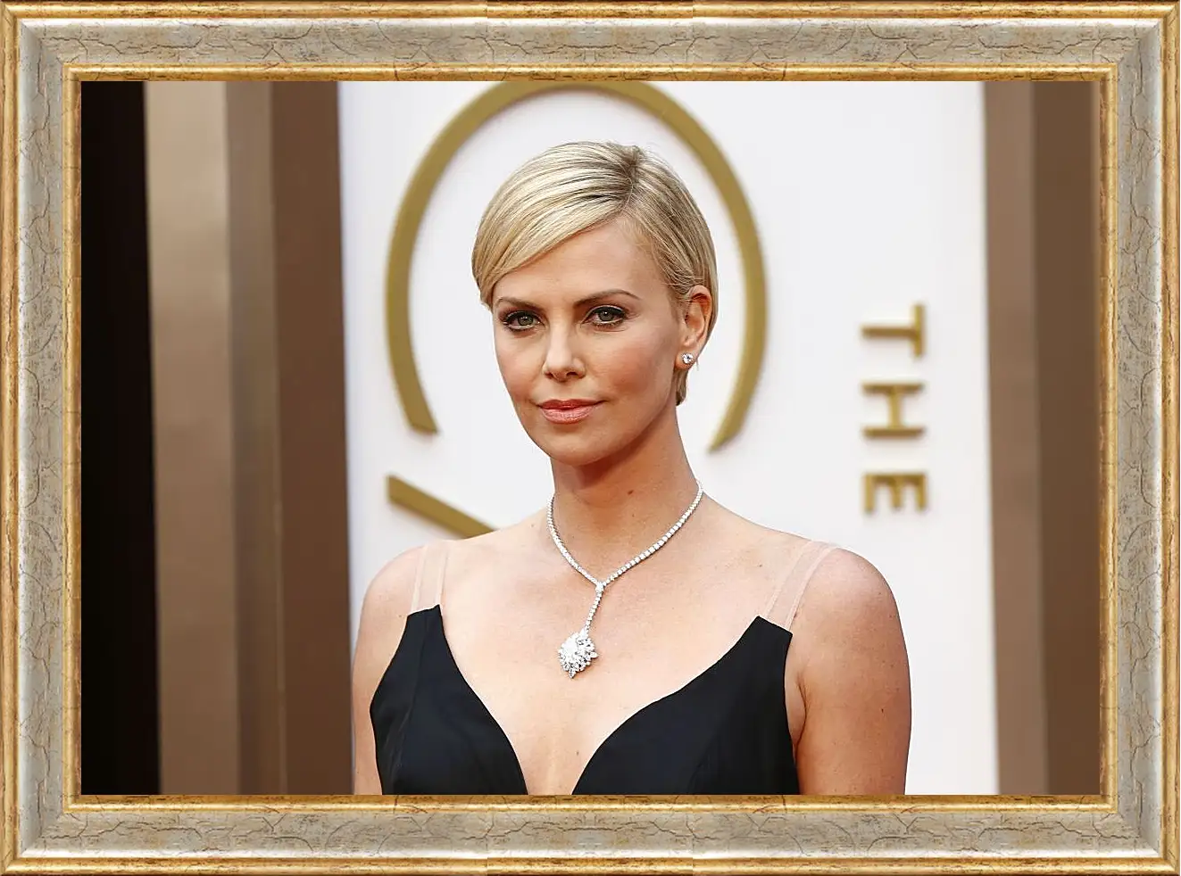 Картина в раме - Шарлиз Терон. Charlize Theron