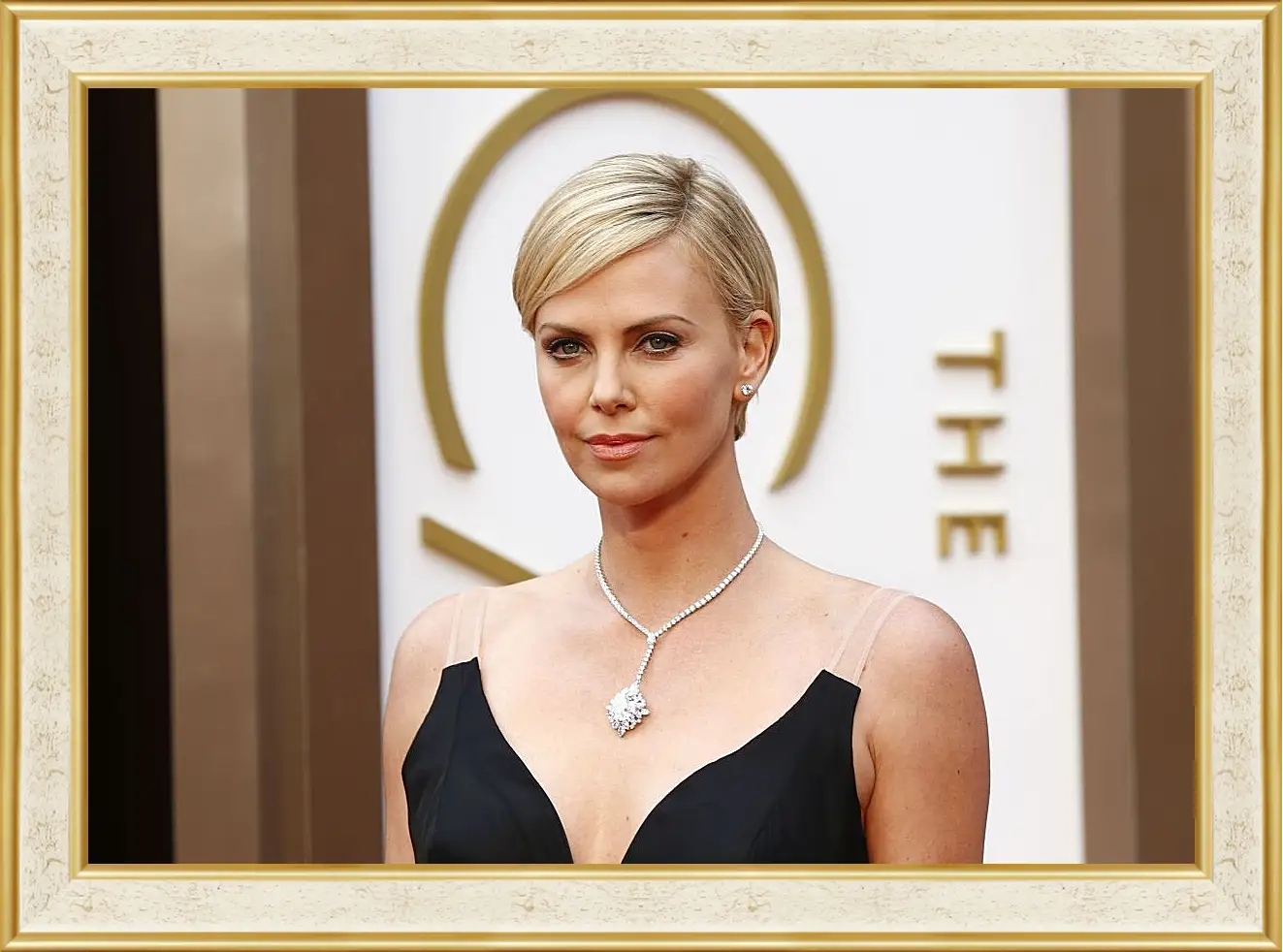 Картина в раме - Шарлиз Терон. Charlize Theron