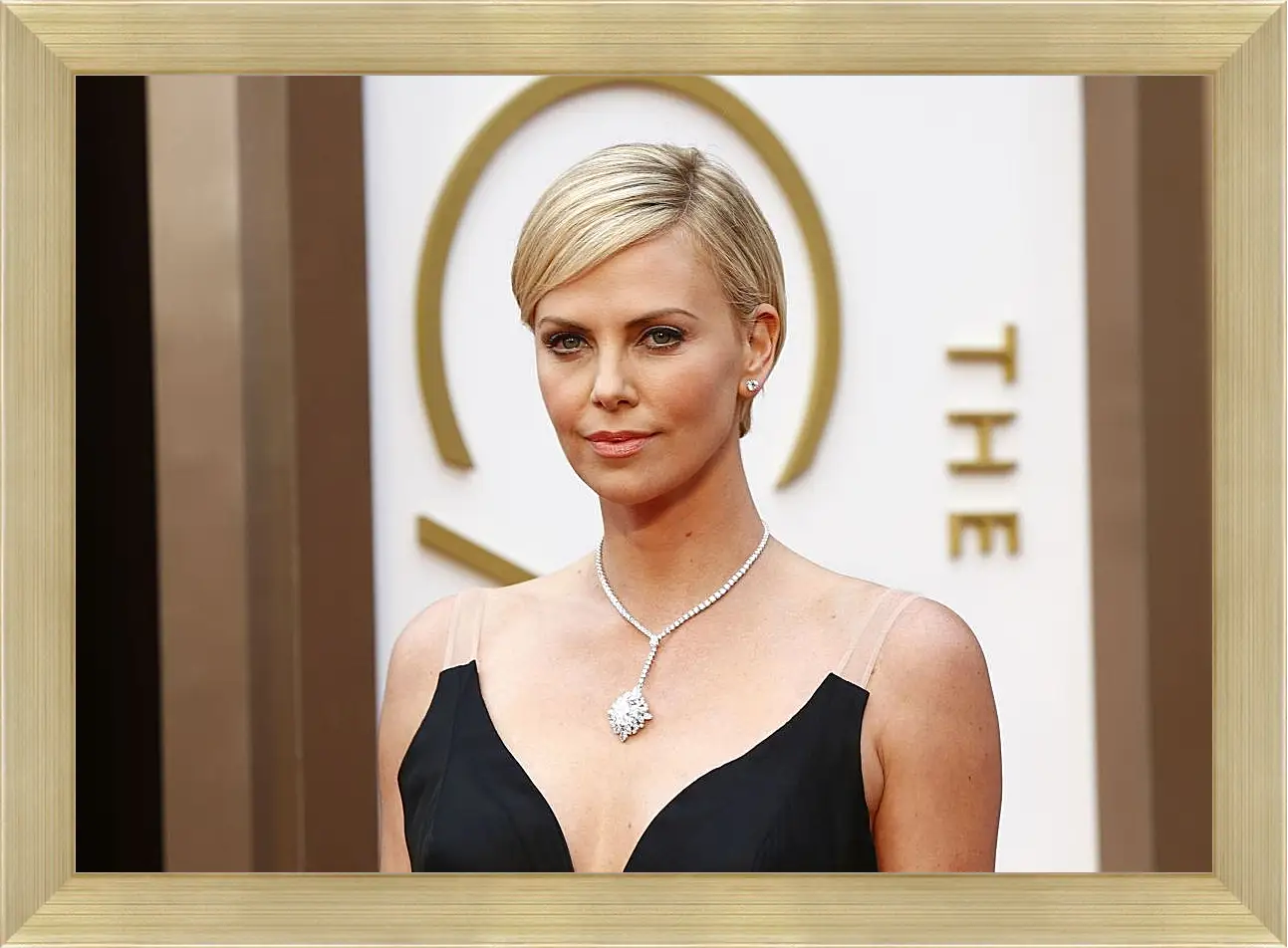 Картина в раме - Шарлиз Терон. Charlize Theron