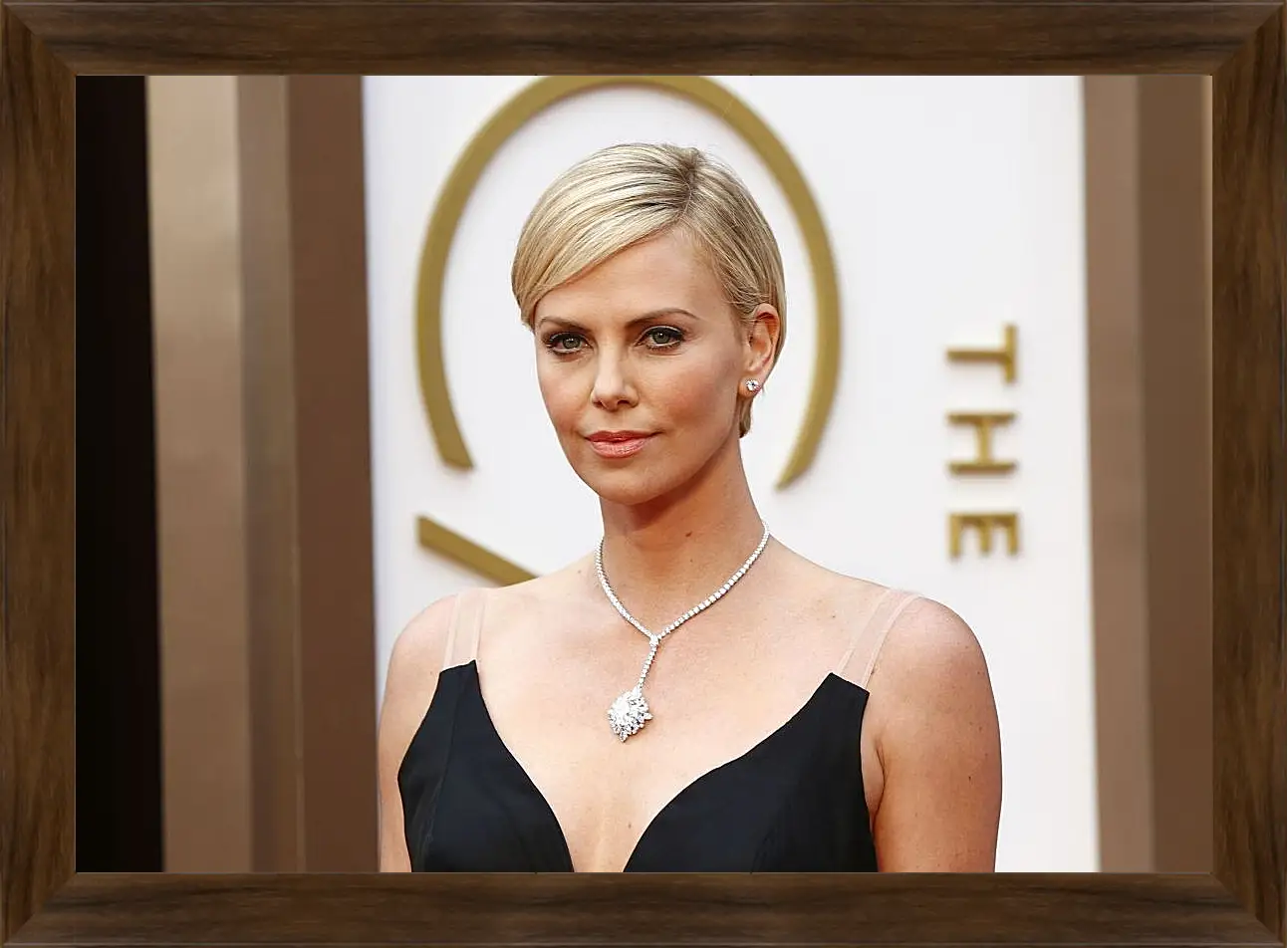 Картина в раме - Шарлиз Терон. Charlize Theron