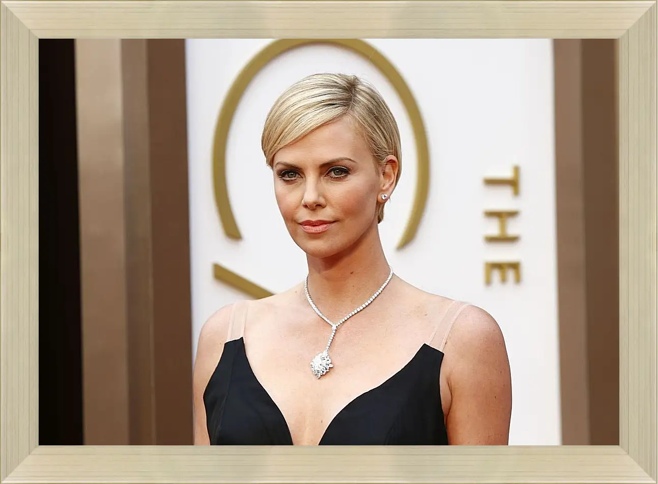 Картина в раме - Шарлиз Терон. Charlize Theron